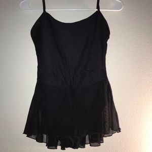 Wear Moi Black Leotard with Skirt